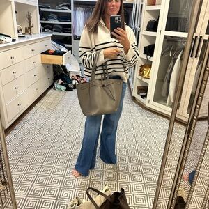 Taupe Celine Cabas Tote